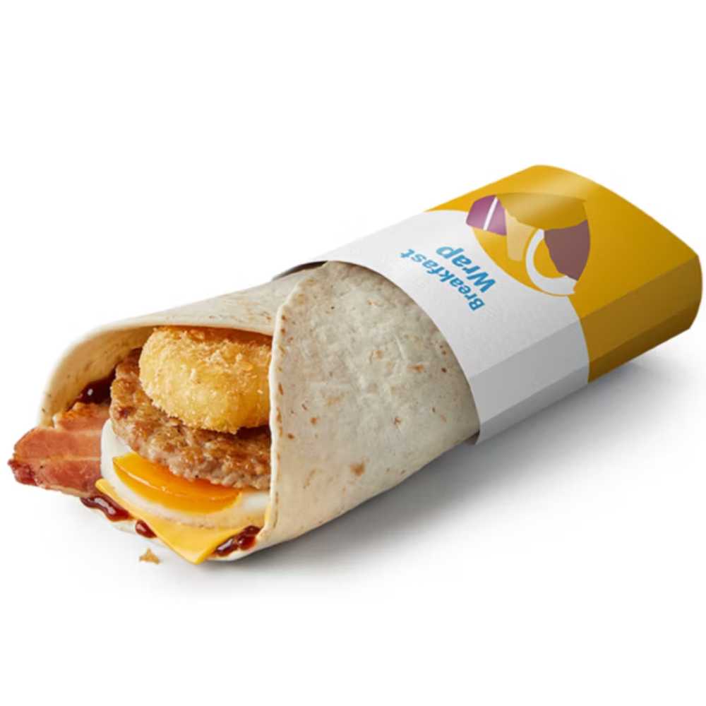 Breakfast Wrap with Brown Sauce