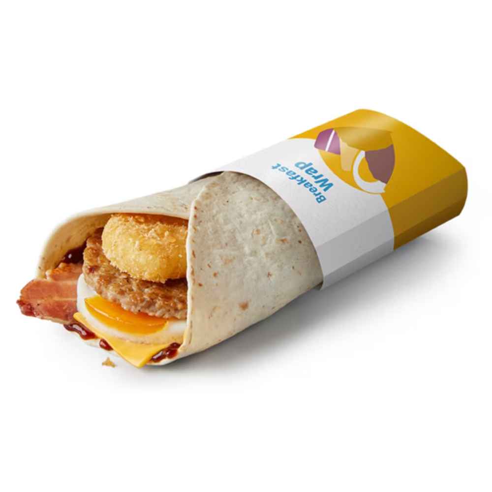 Breakfast Wrap with Brown Sauce