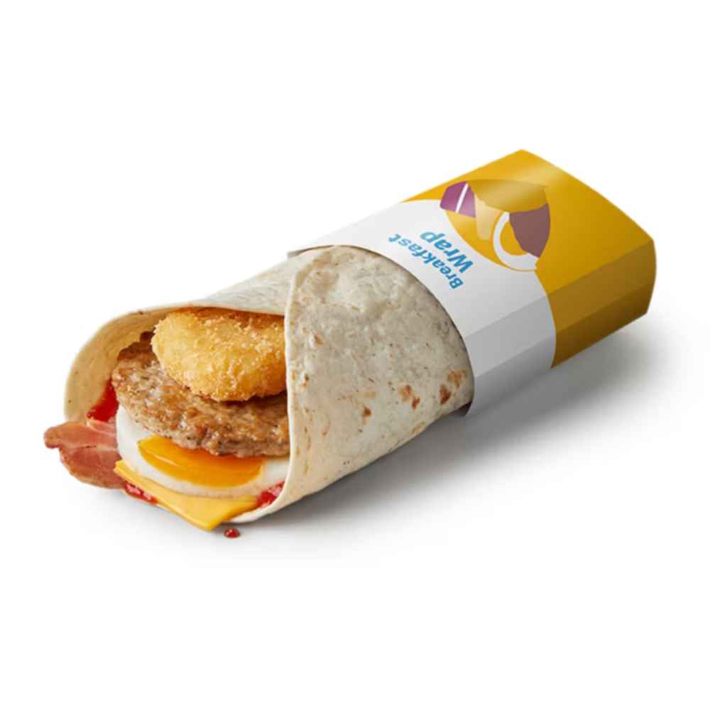 Breakfast Wrap with Ketchup