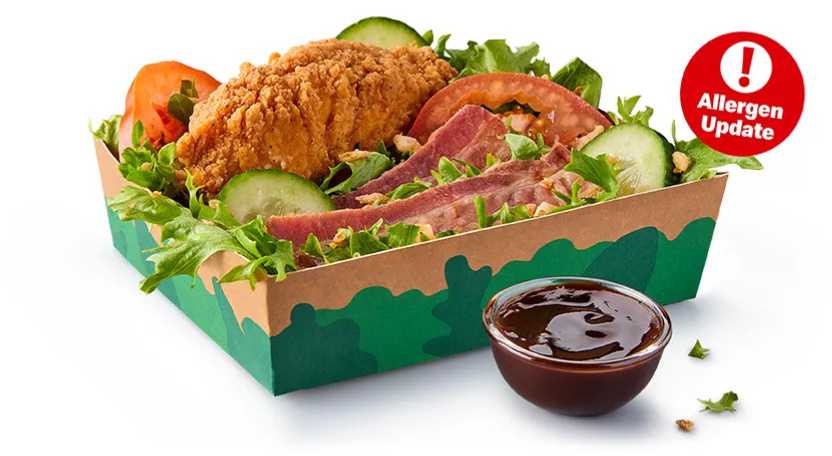 Crispy Chicken and Bacon Salad