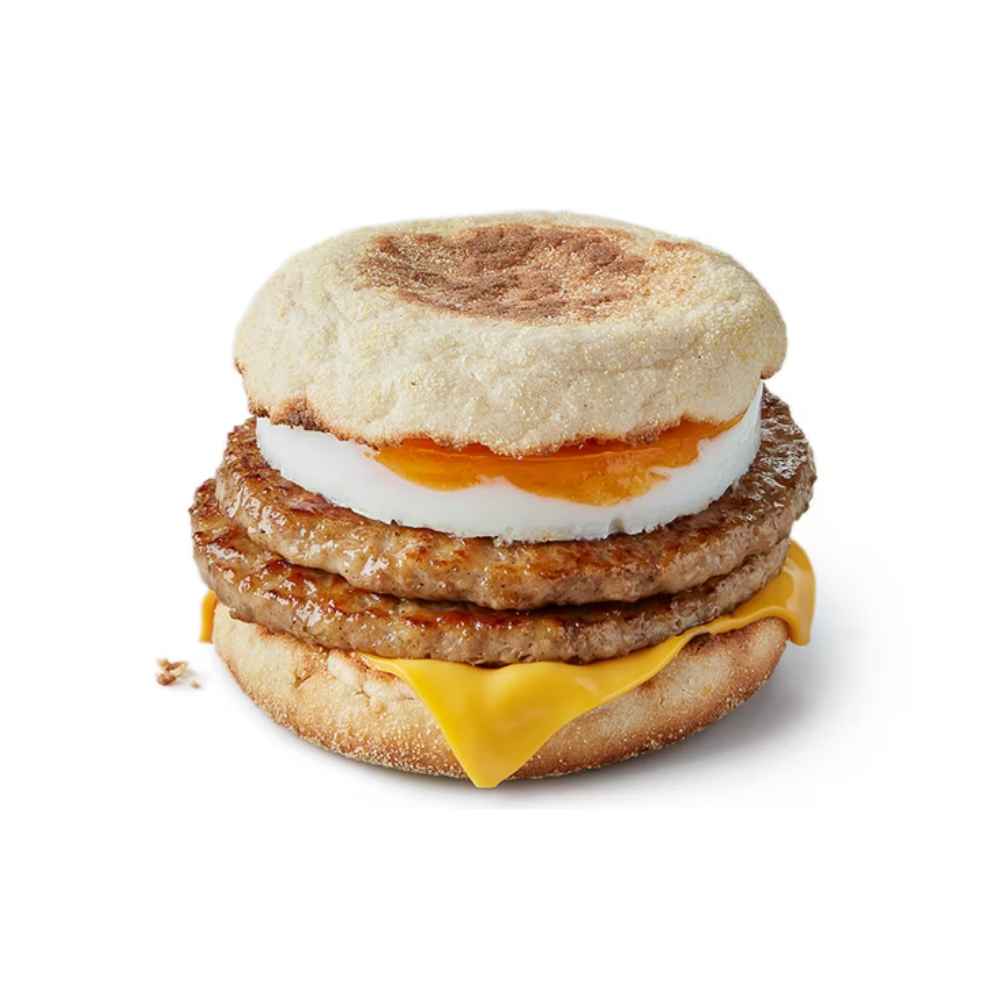 Double Sausage & Egg McMuffin