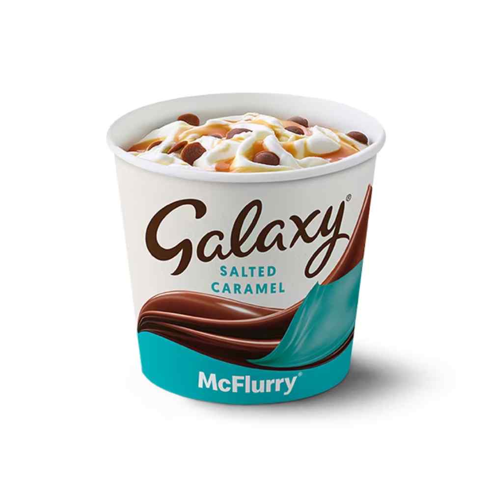 Galaxy Salted Caramel McFlurry