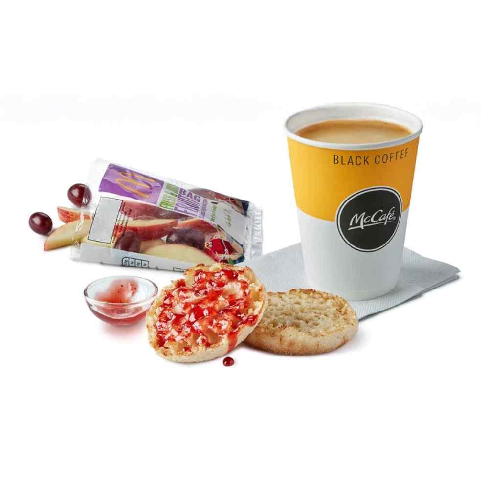 Muffin With Jam Meal