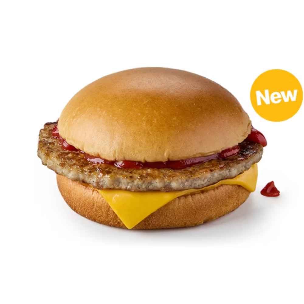 Sausage Sandwich with Ketchup