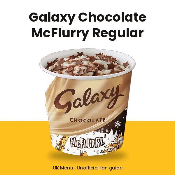 Galaxy Chocolate McFlurry Regular